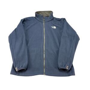 The North Face Full Zip Fleece Jacket Men’s L Dark Blue‎